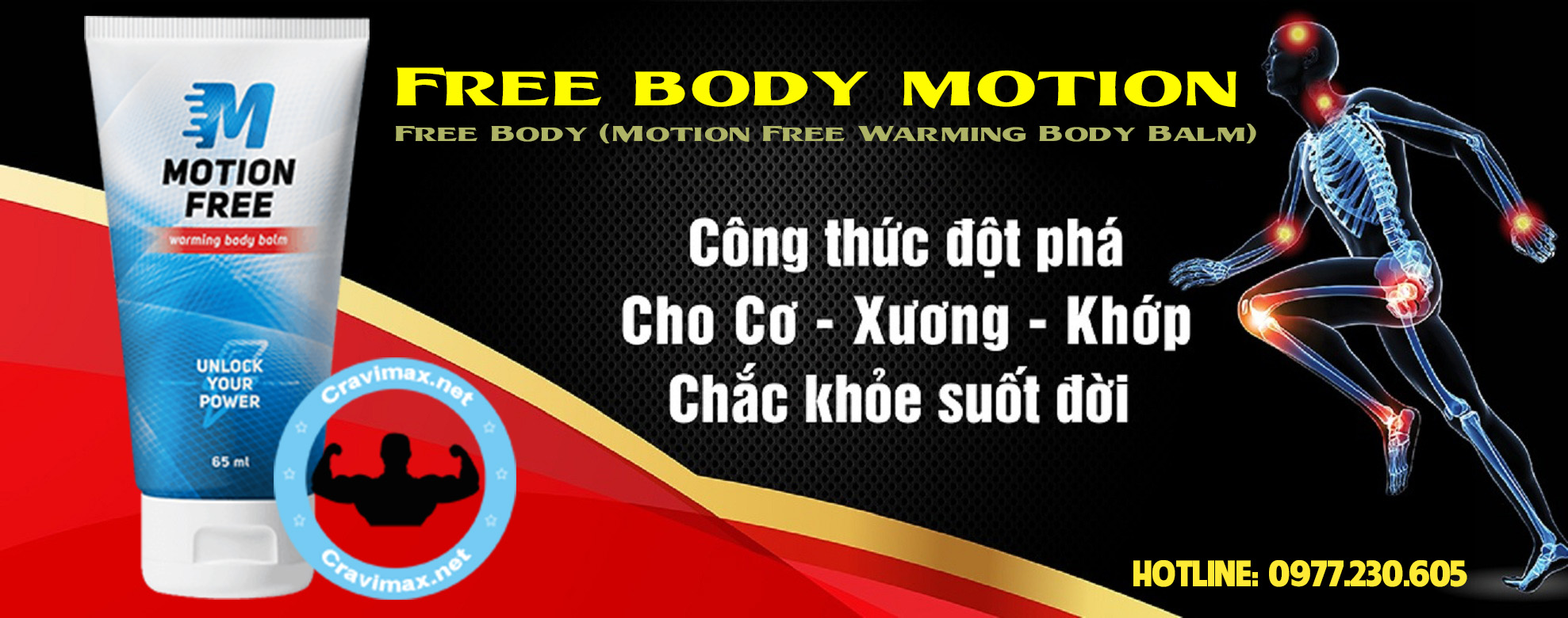 giới thiệu kem Free Body Motion
