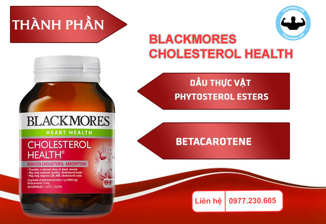 Thành phần của Blackmores Cholesterol Health