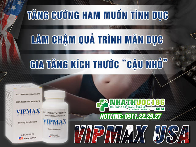 Cong dung cua vien uong Vipmax