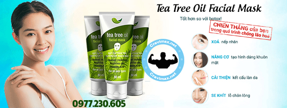 công dụng tea tree oil facial mask