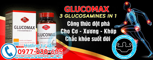 banner GLUCOMAX-3-GLUCOSAMINES-IN-1
