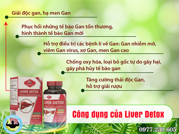 công dụng liver detox
