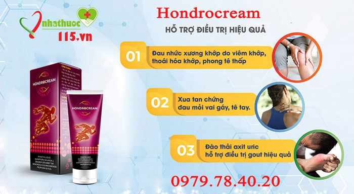 [Bật Mí] Liệu trình cách dùng Hondrocream mà bạn cần biết Hondrocream-12