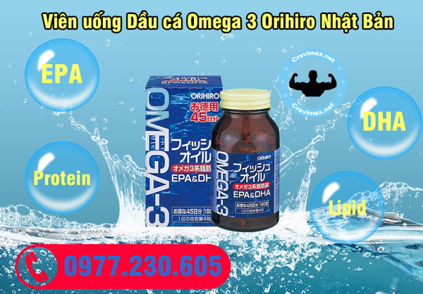 Thành phần Dầu cá Omega 3 Orihiro