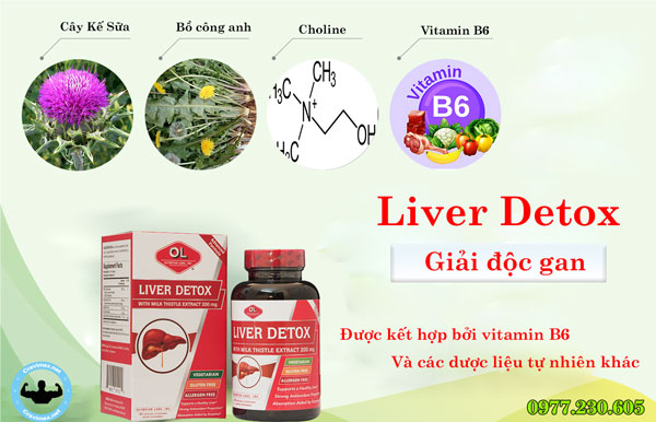 thành phần liver detox
