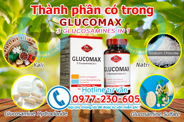 thanh-phan GLUCOMAX-3-GLUCOSAMINES-IN-1